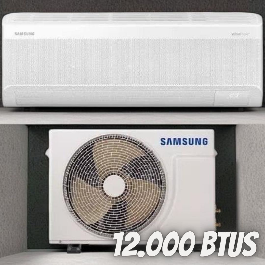 Ar-condicionado Split Samsung Inverter WindFree AI 12.000 BTUs Frio Sem Vento AR12DYFABWKNAZ na Samsung