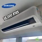 Ar-condicionado Split Samsung Inverter WindFree Connect AI 18.000 BTUs Frio Sem Vento AR18DYFAAWKNAZ 220V na Amazon