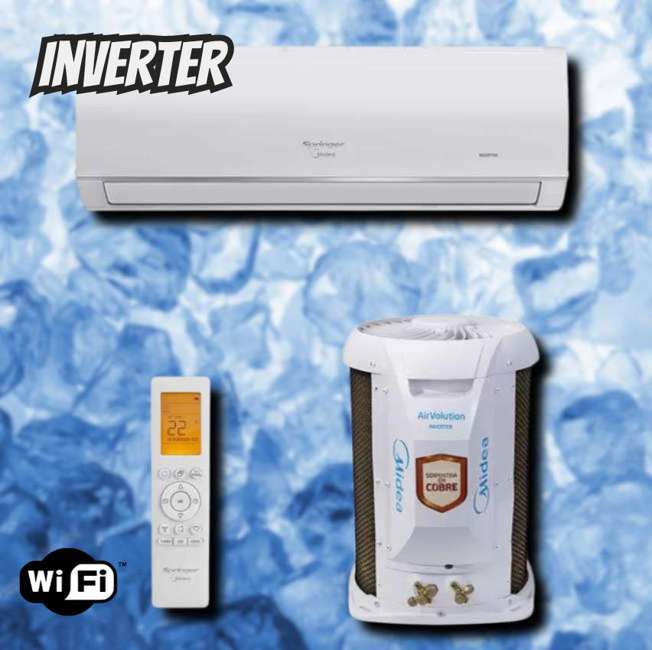 Ar Condicionado Split Springer Midea Airvolution Connect Inverter 9000 BTUS Frio 220V 38TVCI09S5 na WebContinental
