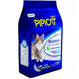 Areia Diatomita para Gatos Branca 1,8kg - Pipicat na Casas Bahia