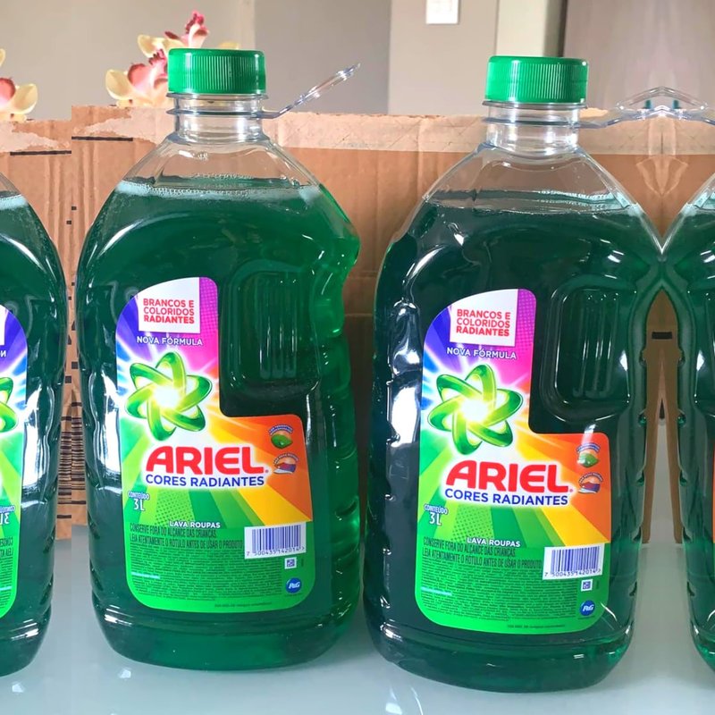 Ariel Sabão Líquido Cores Radiantes 3L na Amazon