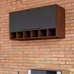 Armário de Cozinha Aéreo 80cm 1 Porta Basculante 100% Mdf Itália Espresso Móveis na Amazon