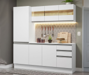 Armário de Cozinha Compacta 100% Mdf 170 cm Smart Madesa 01 na Amazon