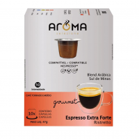 Aroma Selezione Cápsulas De Café Espresso Extra Forte Aroma Compatível Com Nespresso Contém 10 Cápsulas na Amazon