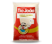 Arroz Branco Tio João Grãos Nobres 5Kg na Amazon