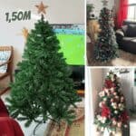 Árvore Pinheiro De Natal Gigante Luxo Dinamarquês Cor Verde 1,50m 525 Galhos na Amazon