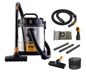 Aspirador de Pó e Água WAP Barril GTW INOX 12, Compacto, 12 Litros, com Filtro Lavável, 160mbar 1400W 127V na Amazon