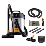 Aspirador de Pó e Água WAP GTW INOX 12 1400W 12 Litros 160 mbar Barril Aço Inox com Soprador na Amazon