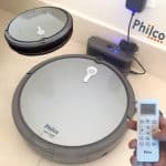 Aspirador Robô Philco PAS09C MOP, Bivolt, Cinza na Magazine Luiza