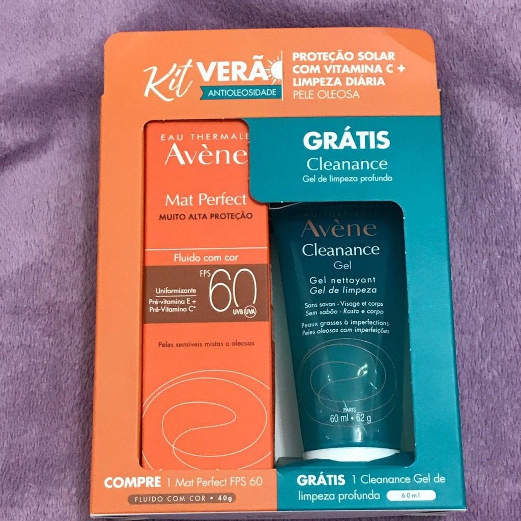 Avene Kit Protetor Solar com Cor + Gel de Limpeza – Avène na Magazine Luiza