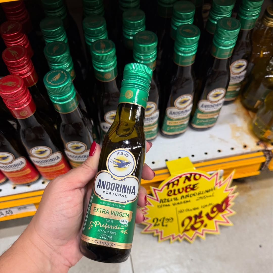 Azeite Andorinha Extra Virgem 250ml na Amazon
