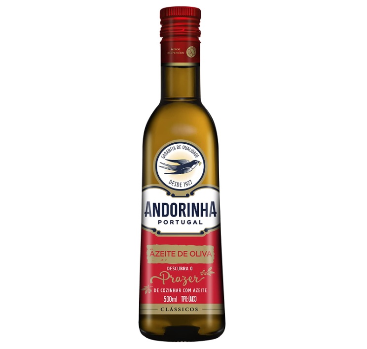 Azeite de oliva 500ML Andorinha na Americanas