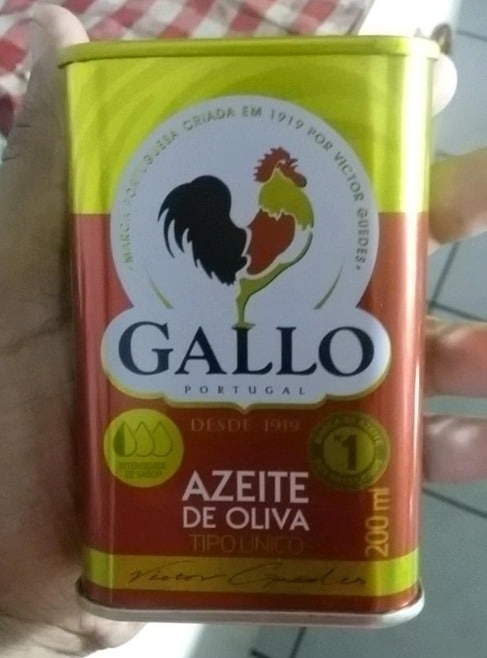 Azeite de Oliva Gallo Tipo Único Lata – 200Ml na Amazon