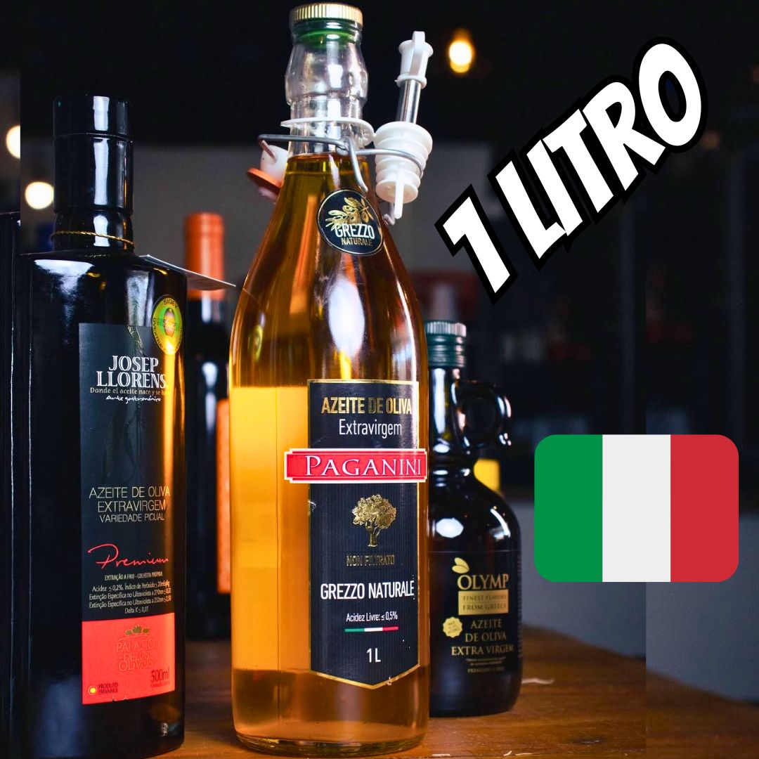 Azeite Italiano Grezzo Extra Virgem Paganini 1L na Amazon