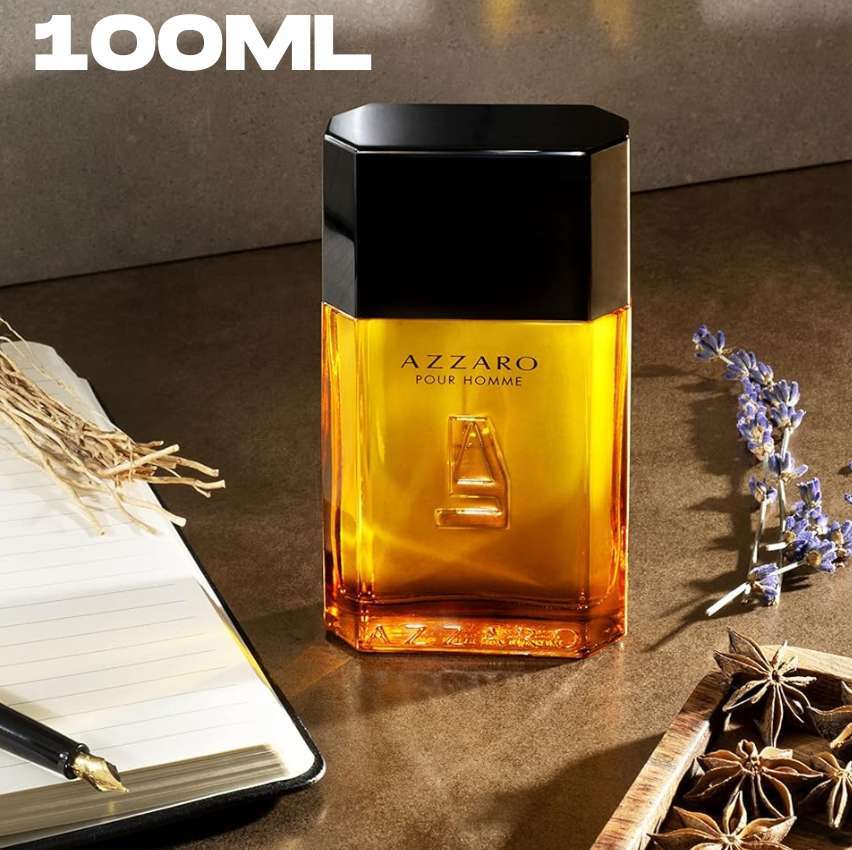 Azzaro Pour Homme, Eau De Toilette, Perfume Masculino, 100 ml na Amazon