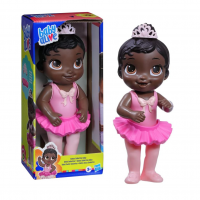 Baby Alive, Boneca Bebê Doce Bailarina Negra, Vestido Rosa na Amazon