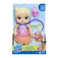 Baby Alive, Boneca, Dia No Spa - Cabelos Loiros, Inclui Máscara E Mamadeira, 22,5 Cm na Amazon