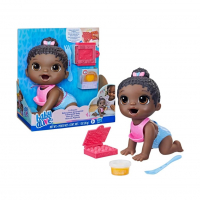 Baby Alive, Boneca Hora Da Papinha Negra De 20 Cm Que Come E Faz Caquinha na Amazon