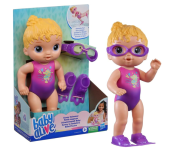 Baby Alive Boneca Sunny Swimmer com acessórios na Amazon