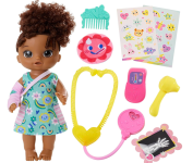 Baby Alive Hora da consulta – Boneca Negra de 30 cm com acessórios – Hasbro na Amazon