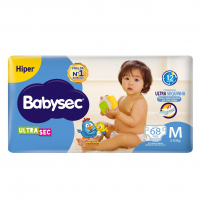 Babysec Fraldas Descartáveis Ultrasec Galinha Pintadinha, 72 Unidades, Tamanho M na Amazon