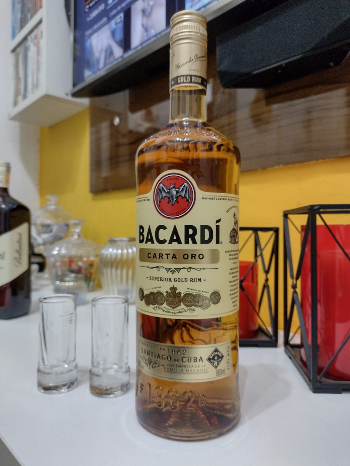 Bacardi Carta Oro 980Ml na Amazon