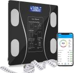 Balança Digital Bioimpedância Com Bluetooth Aplicativo Peso Analisador Corporal Gordura 180kg na Amazon