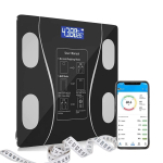 Balança Digital Bioimpedância Com Bluetooth Aplicativo Peso Analisador Corporal Gordura 180kg na Amazon