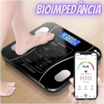 Balança Digital Bioimpedância Corporal Vidro 140kg Bluetooth na Amazon