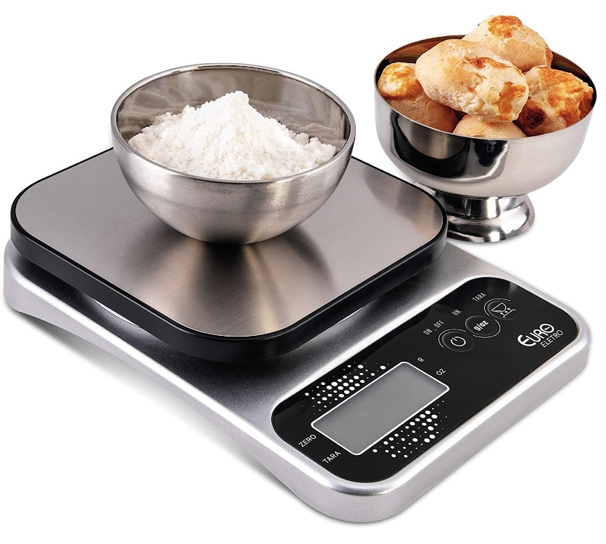 Balança digital Pró para Cozinha pró 5 kg, Prata, BAL7825, Euro Home na Amazon