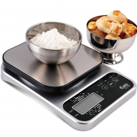 Balança Digital Pró Para Cozinha Pró 5 Kg, Prata, BAL7825, Euro Home na Amazon