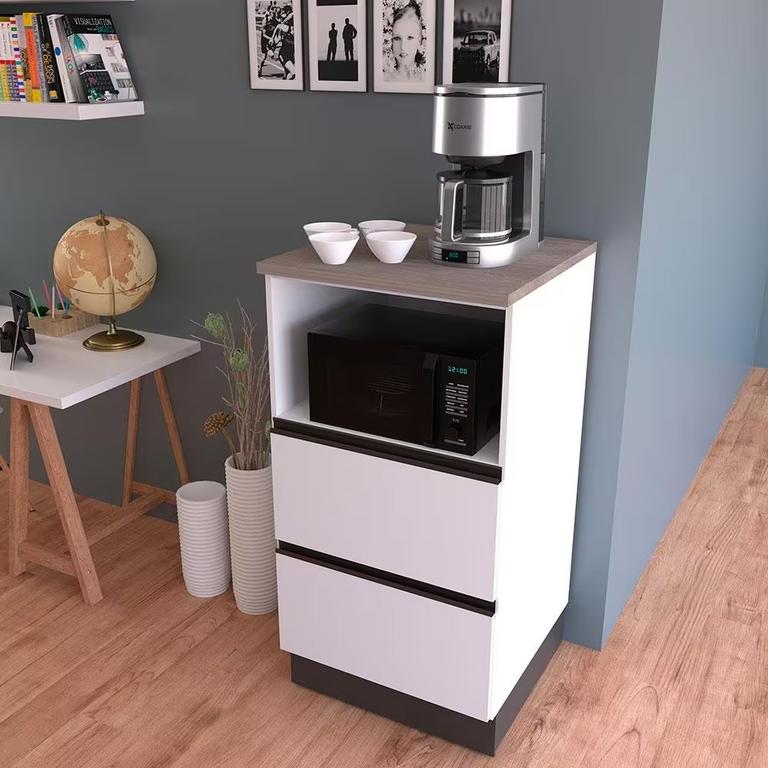 Balcão Bartira Linea 3 Gavetas com Nicho na Extra