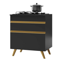 Balcão Cozinha Para Cooktop 70 Cm 1 Porta 1 Gaveta Veneza GB Multimóveis - Marketplace na Extra