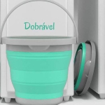 Balde 5 L Retrátil Verde Água, RET3512, Flash Limp na Amazon