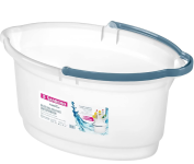 Balde Oval Plástico de 14 Litros, com Alça Azul, Linha Hydrus, Sanremo. na Amazon