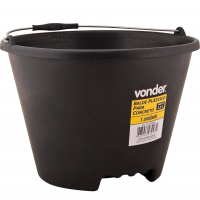 Balde Plástico Para Concreto 12 Litros Vonder na Amazon