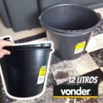 Balde Plástico Uso Geral 12 Litros, Vonder Vdo3106 Vonder na Amazon