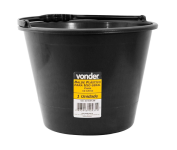 Balde Plástico, Uso Geral, 12 Litros, Vonder. na Amazon