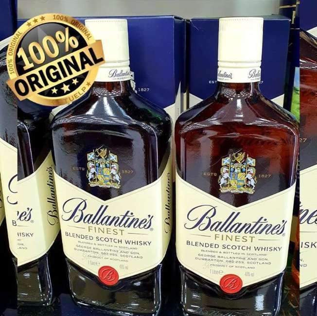 Ballantine’s Whisky Finest Blended Escocês – 1 Litro na Amazon