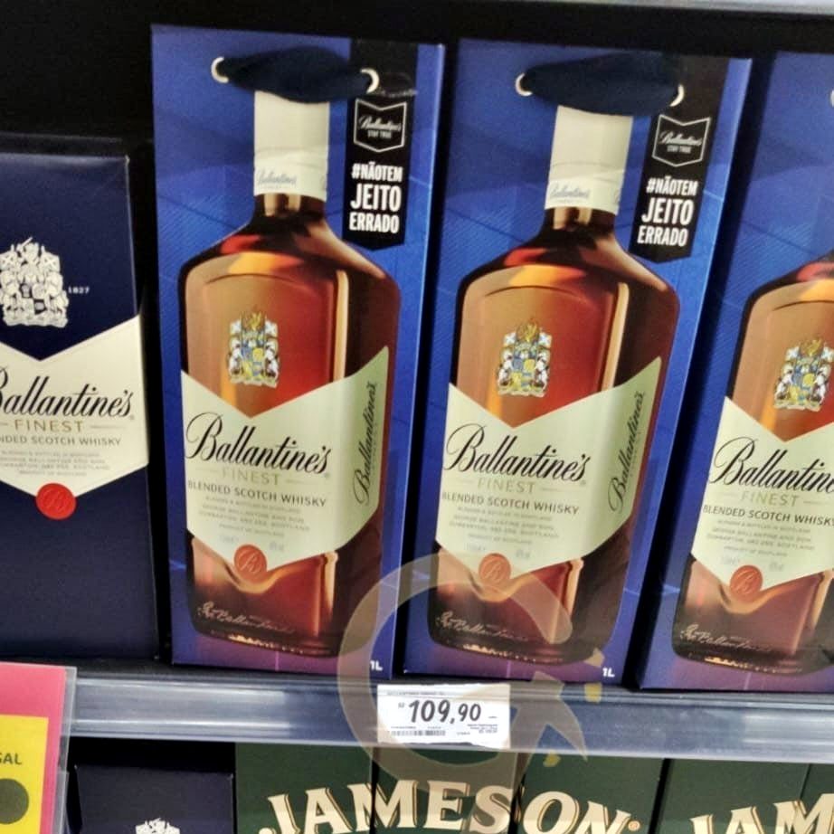 Ballantine's Whisky Finest Blended Escocês – 1 Litro na Amazon