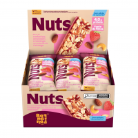 Banana Brasil Barra De Castanhas Amendoim E Morango Com Cobertura De Morango Com 12 Unidades De 25G na Amazon