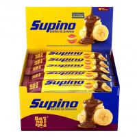 Banana Brasil Barra De Frutas Supino Original Banana Com Chocolate Ao Leite Com 20 Unidades De 24 G na Amazon