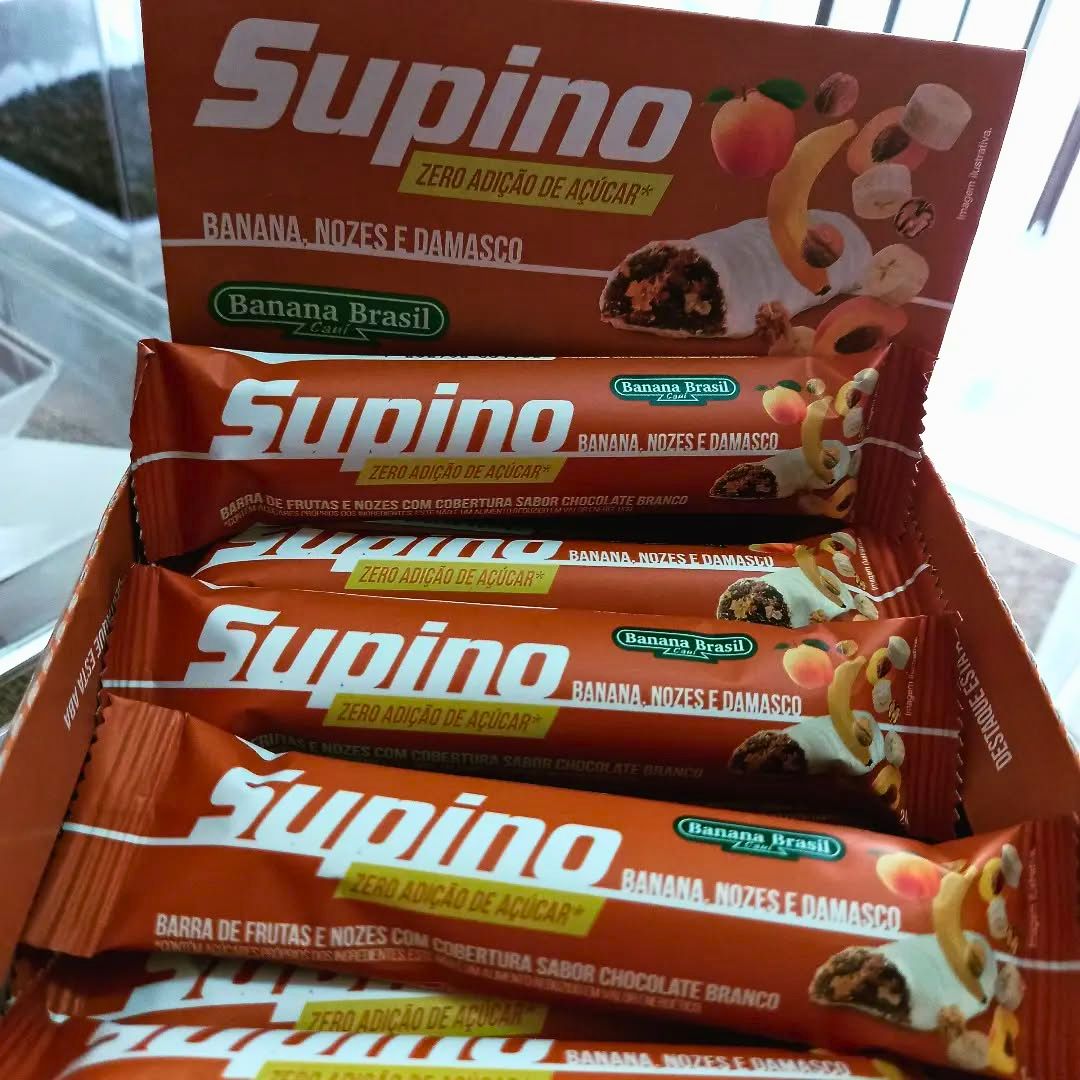 Banana Brasil Barra De Frutas Zero Banana Nozes E Damasco Com 16 Unidades De 24G na Amazon