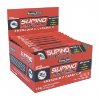 Banana Brasil Display Supino Protein Amendoim Com Caramelo Max Caixa Com 9 Unidades De 46G na Amazon