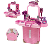 Bancada Penteadeira Infantil – 3 em 1 Maleta – 21 Peças – Maxi Toys na Amazon