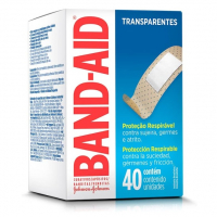 Band-Aid Curativos Adesivos Regular 40 Unidades na Amazon