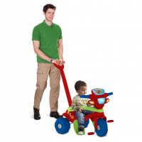 Bandeirante Triciclo Velotrol Passeio E Pedal, Cor: Multicor, Tamanho: Medio na Amazon