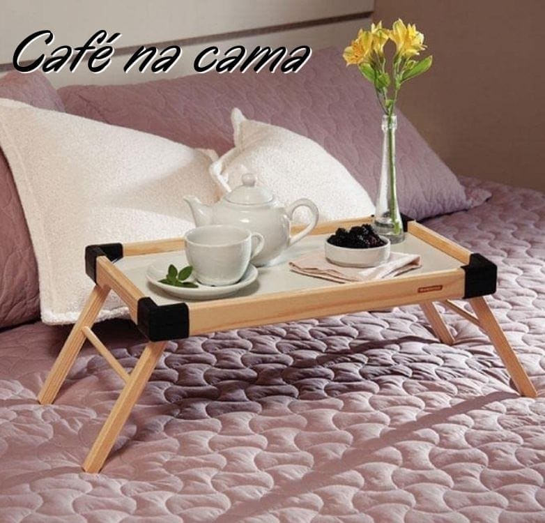 Bandeja de Cama Madeira 47x27cm Multiuso Tramontina na Casas Bahia