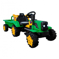 Bang Toys Trator Elétrico Com Caçamba 12v Recarregável Verde na Amazon