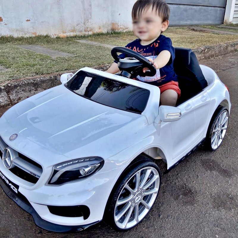 Bang Toys – Veículo Elétrico Mercedez Bens, Branco na Amazon